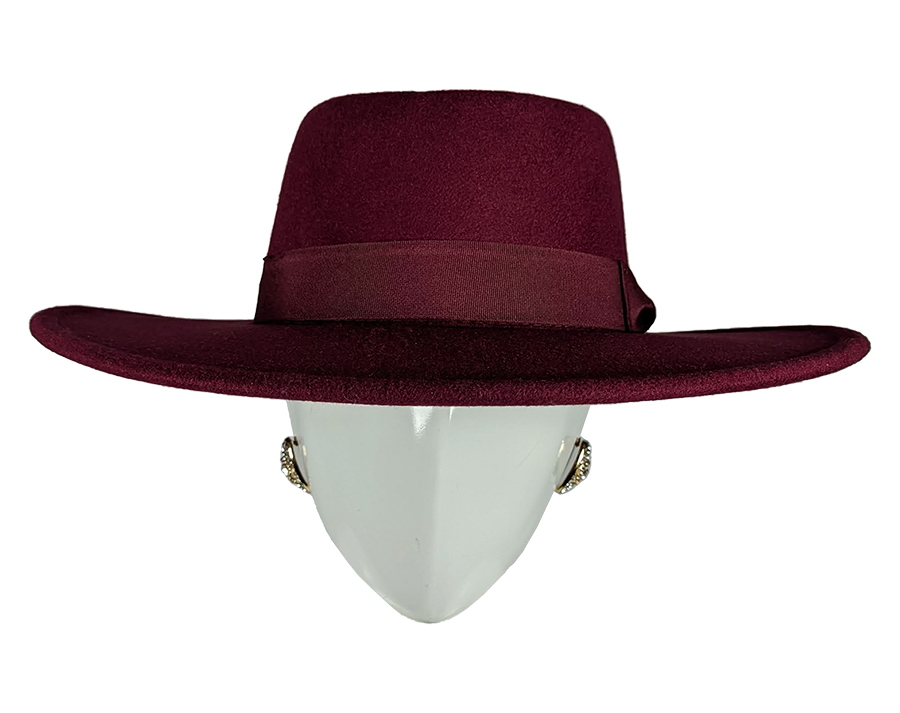 Sombrero Torero Español Vinotinto